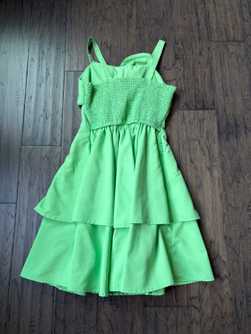 Habitua Girls Summer Dress | Green | Girls Size 14